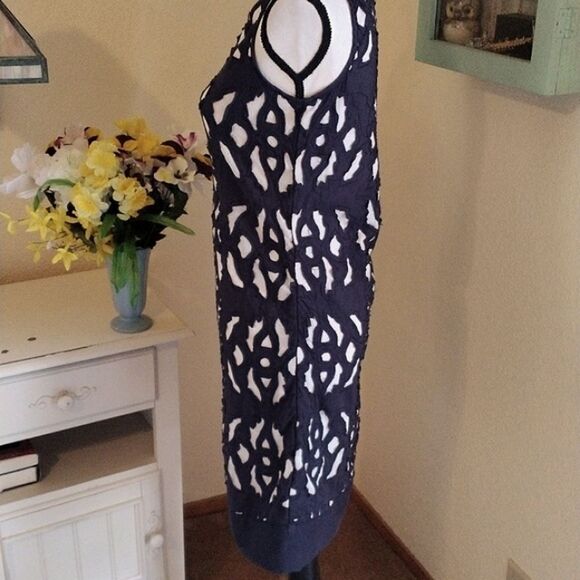 KAS New York Embroidered Lace Dress - Picture 5 of 11